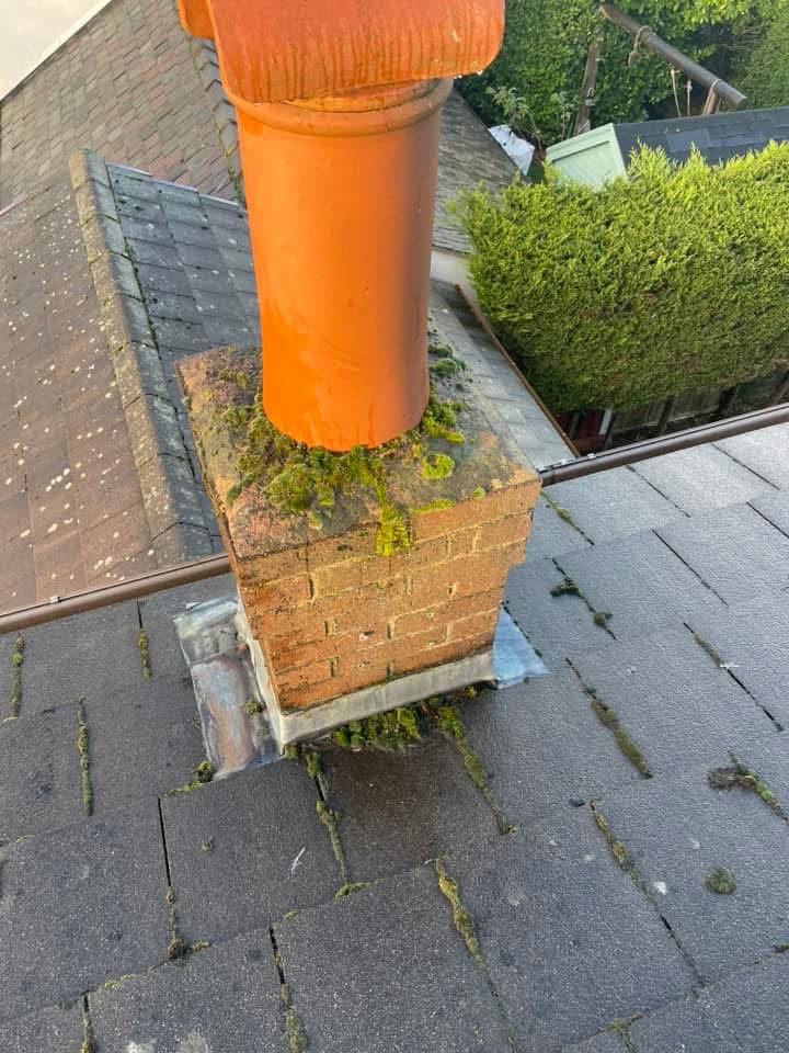 Chimney repairs and repointing Glasgow by Monarch Roofing