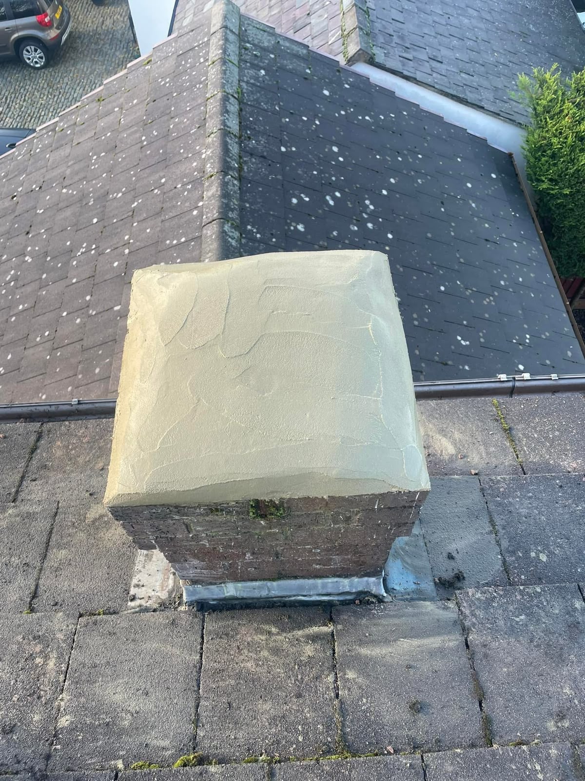 Chimney repairs and repointing Glasgow by Monarch Roofing