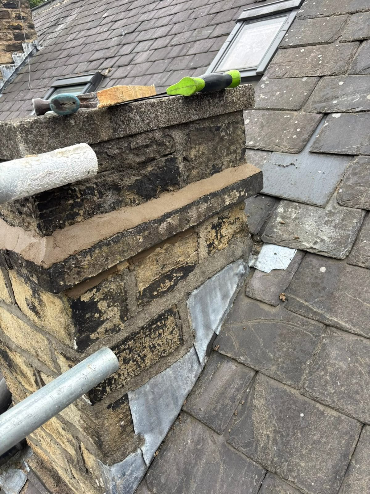 Chimney repairs and repointing Glasgow by Monarch Roofing